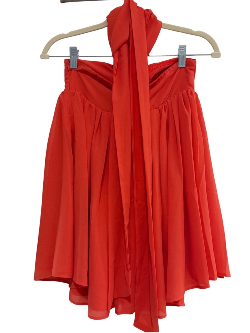 Peppermayo Saturn Mini Dress Coral 4 NWT - Picture 6 of 11